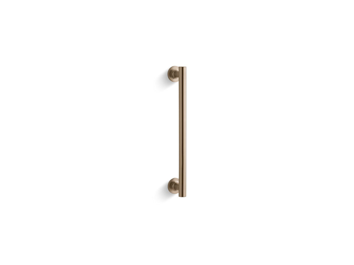 KOHLER K-705767-BV Purist 14" Pivot Shower Door Handle - Vibrant Brushed Bronze