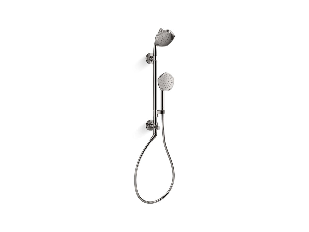 KOHLER K-27119-G-TT Occasion Hydrorail-S Shower Column Kit, 1.75 Gpm - Vibrant Titanium