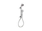 KOHLER K-27119-G-TT Occasion Hydrorail-S Shower Column Kit, 1.75 Gpm - Vibrant Titanium