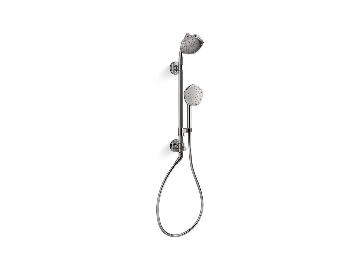 KOHLER K-27119-G-TT Occasion Hydrorail-S Shower Column Kit, 1.75 Gpm - Vibrant Titanium