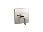 KOHLER K-TS23501-4-SN Parallel Rite-Temp Shower Valve Trim - Vibrant Polished Nickel