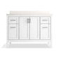 KOHLER K-39606-ASB-0 Hadron 48" Bathroom Vanity Cabinet With Sink And Quartz Top In White