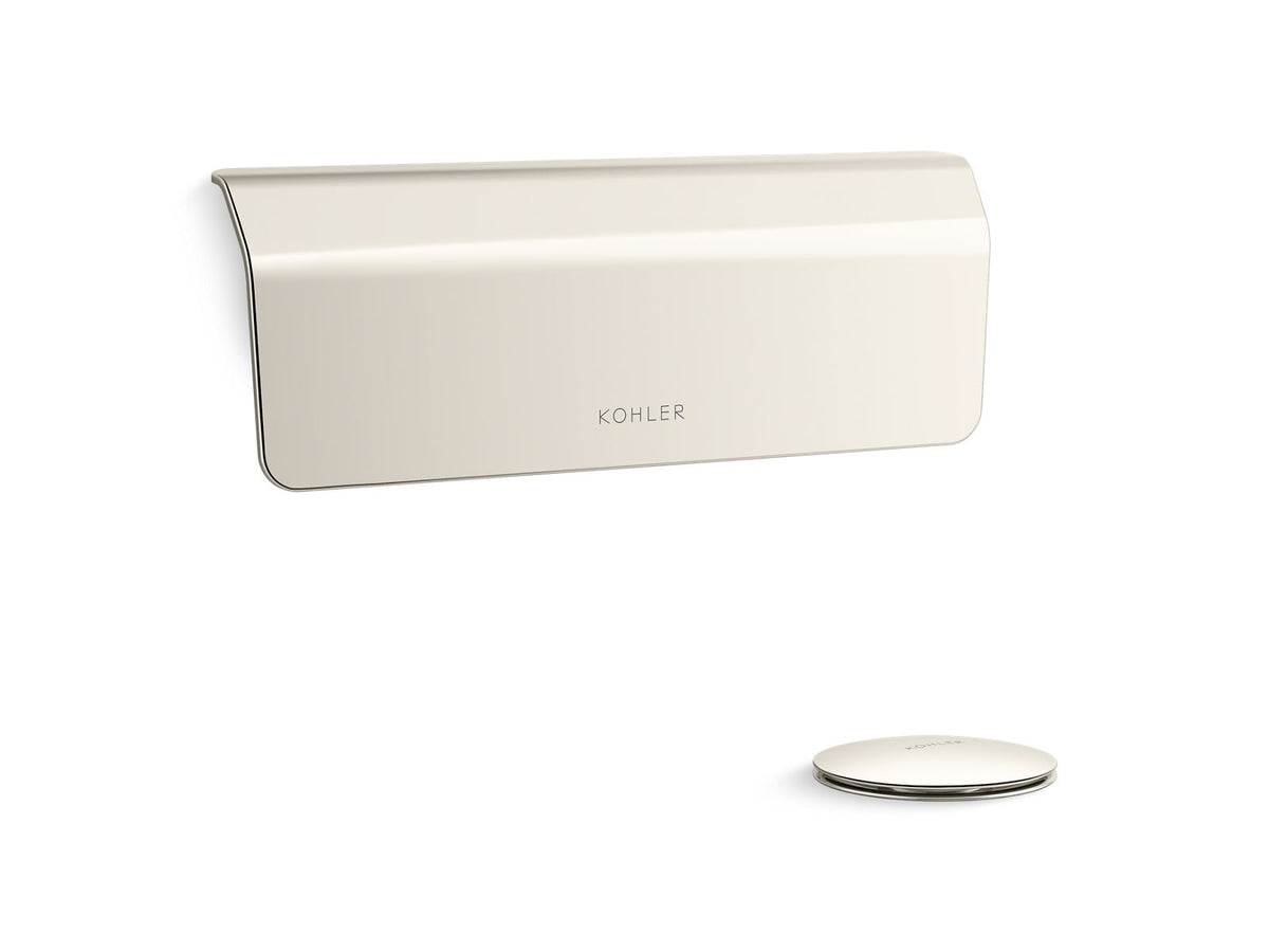 KOHLER K-36361-SN Volute Bath Drain Trim - Vibrant Polished Nickel