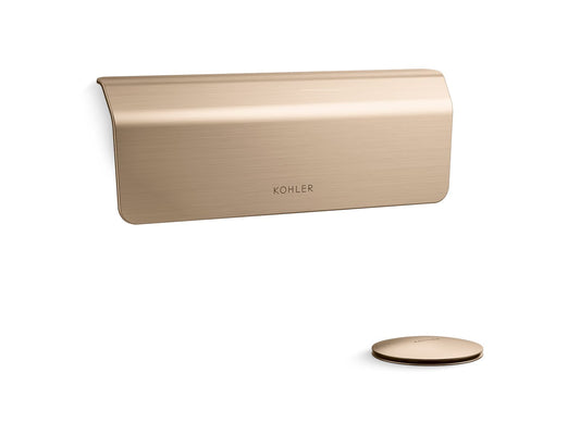 Kohler K-36361-BV Volute Bath Drain Trim In Vibrant Brushed Bronze