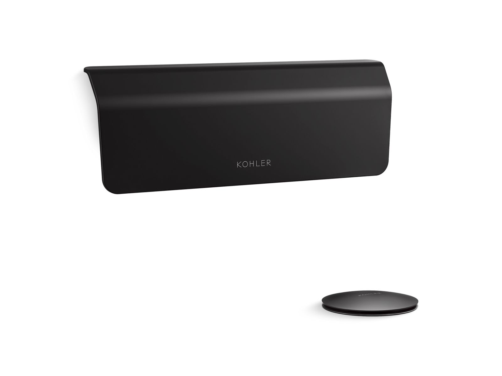 KOHLER K-36361-BL Volute Bath Drain Trim - Matte Black
