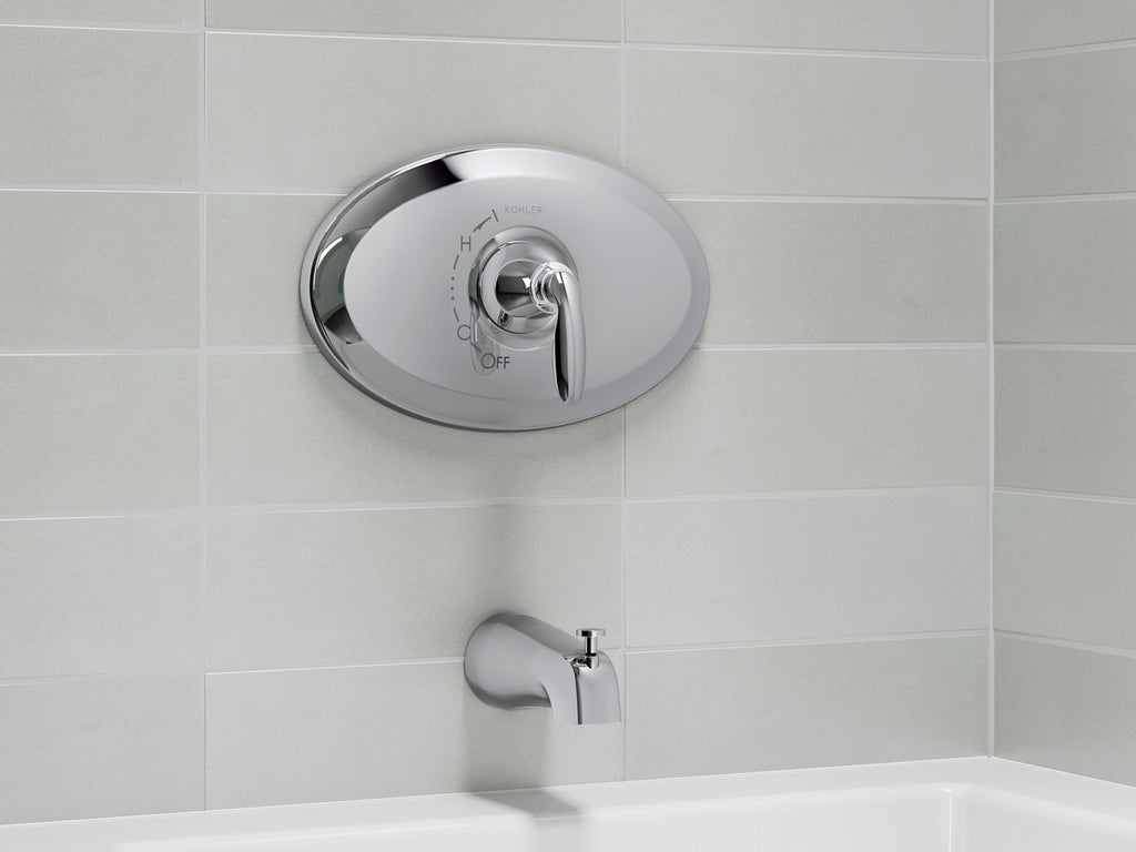 KOHLER K-TS21948-4Y-CP Remodel Rite-Temp Bath And Shower Trim Kit, 2.5 Gpm - Polished Chrome