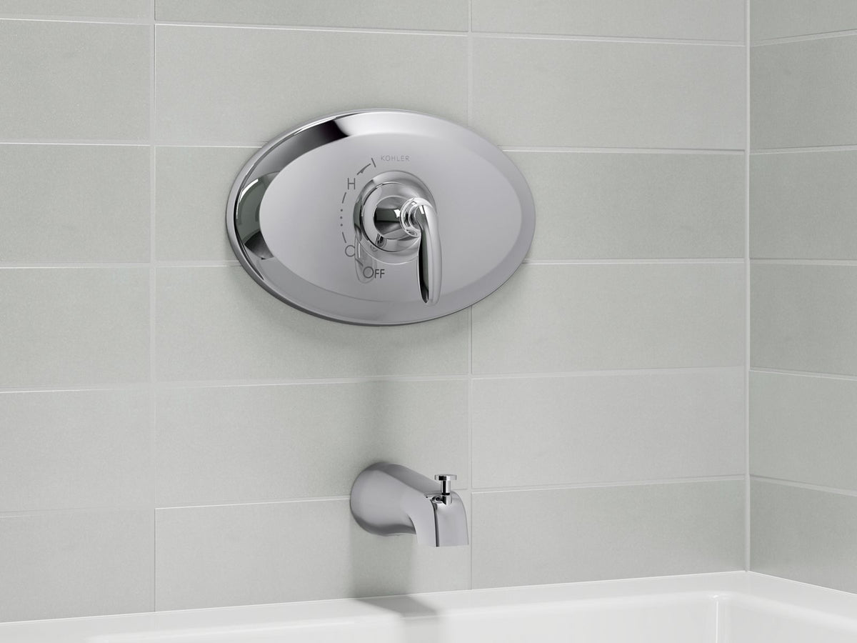 KOHLER K-TS21948-4Y-CP Remodel Rite-Temp Bath And Shower Trim Kit, 2.5 Gpm - Polished Chrome