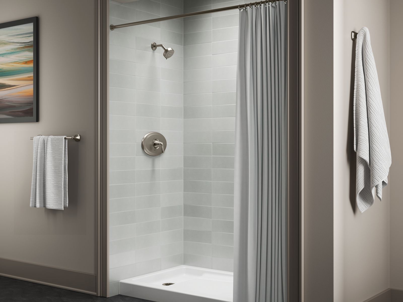 KOHLER K-TS21946-BL Remodel Rite-Temp Valve Trim - Matte Black