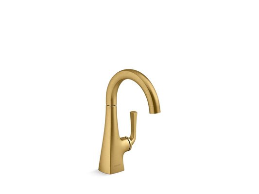 KOHLER K-24134-2MB Graze Beverage Faucet In Vibrant Brushed Moderne Brass