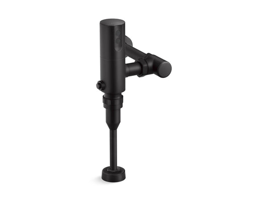 KOHLER K-10UD00G20-BL Mach Tripoint Touchless urinal flushometer, DC-powered, 0.5 gpf - Matte Black