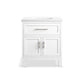 KOHLER K-28380-ASB-0 Quo 30" Bathroom Vanity Cabinet With Sink And Quartz Top In White