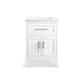 KOHLER K-28379-ASB-0 Quo 24" Bathroom Vanity Cabinet With Sink And Quartz Top In White