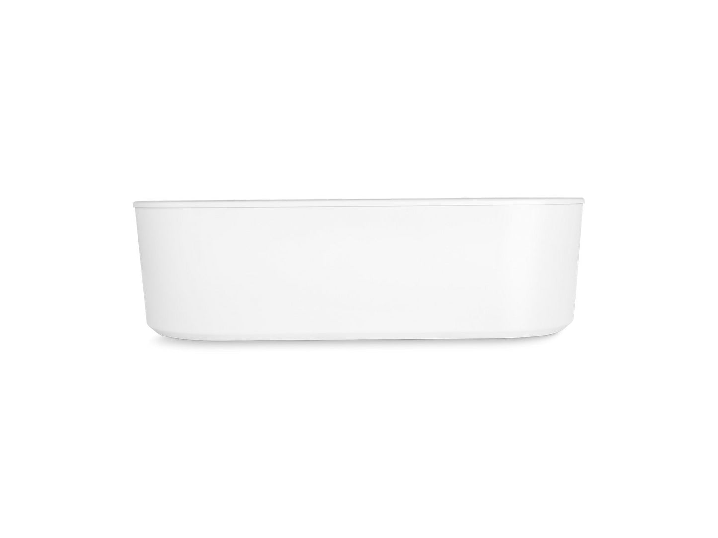 Kohler K-29329-0-0 Volute 70-7/8 In. X 30-3/8 In. Freestanding Bath With Shroud In White