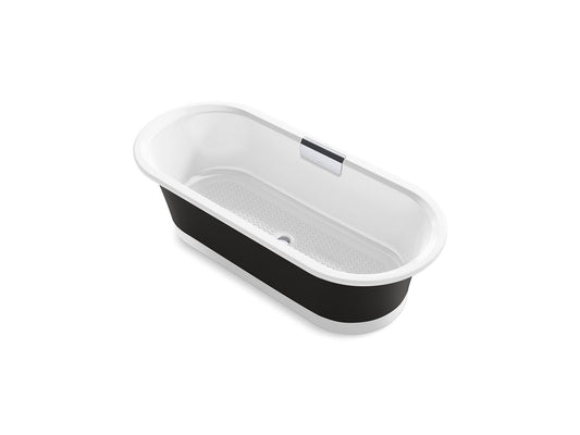 Kohler K-29330-P5B0-0 Volute 70-7/8 In. X 30-3/8 In. Freestanding Bath With Base In White