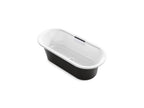KOHLER K-29326-P5-0 Volute 63" X 28-3/8" Freestanding Bath With Base - White