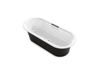 KOHLER K-29330-P5-0 Volute 70-7/8" X 30-3/8" Freestanding Bath With Base - White