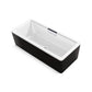 Kohler K-29327-7-0 Volute 63 In. X 28-3/8 In. Freestanding Bath With Shroud In White