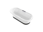 KOHLER K-29330-0B7-0 Volute 70-7/8" X 30-3/8" Freestanding Bath With Base - White
