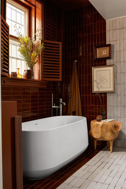KOHLER K-T27025-4-BV Occasion Floor-mount bath filler trim with handshower - Vibrant Brushed Bronze
