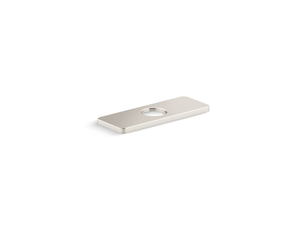 KOHLER K-23481-SN Parallel Escutcheon Plate - Vibrant Polished Nickel
