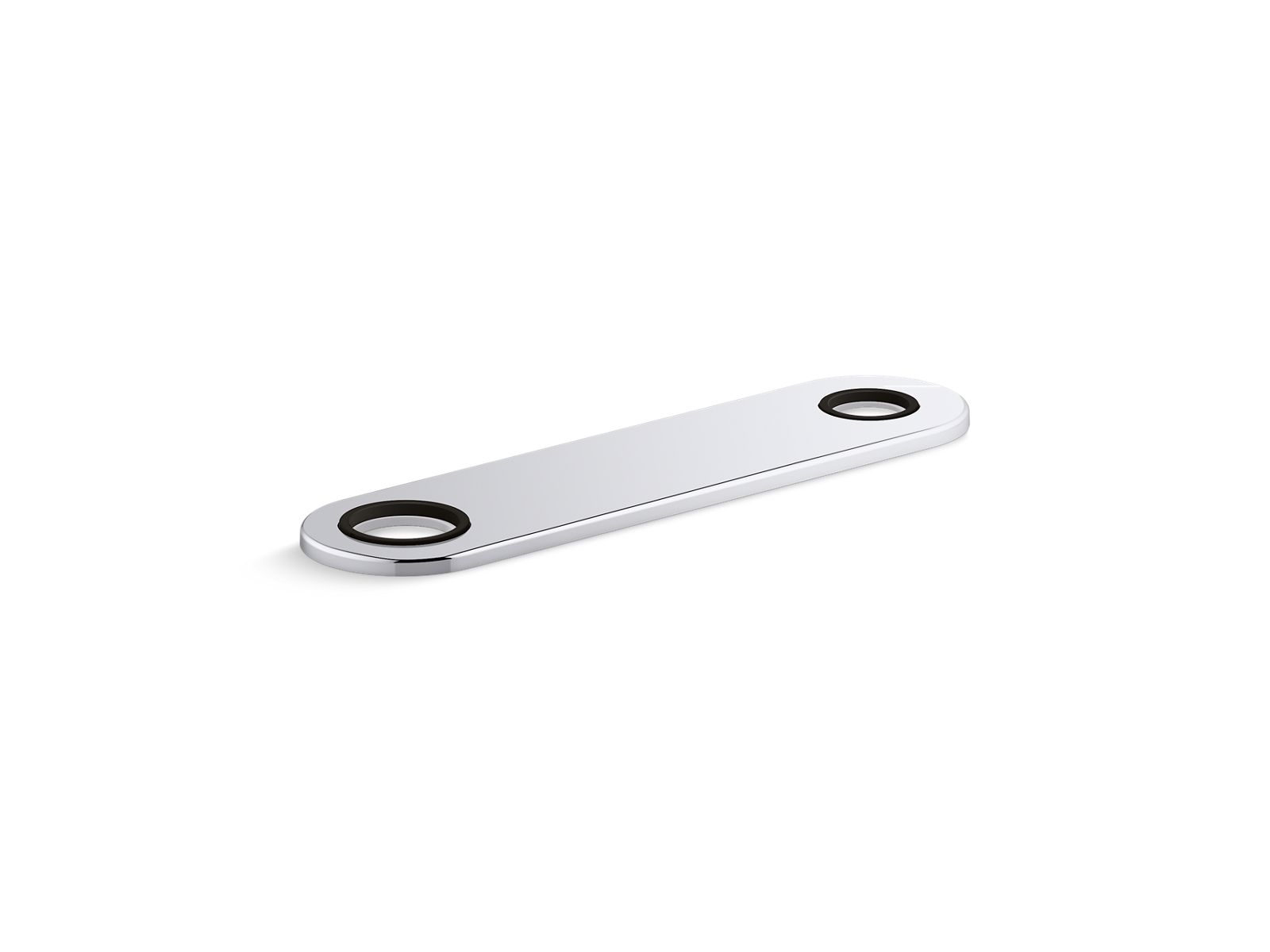 KOHLER K-38168-CP 8" Two-Hole Escutcheon Plate For Insight And Kinesis Lavatory Faucets And Soap Dispensers - Polished Chrome