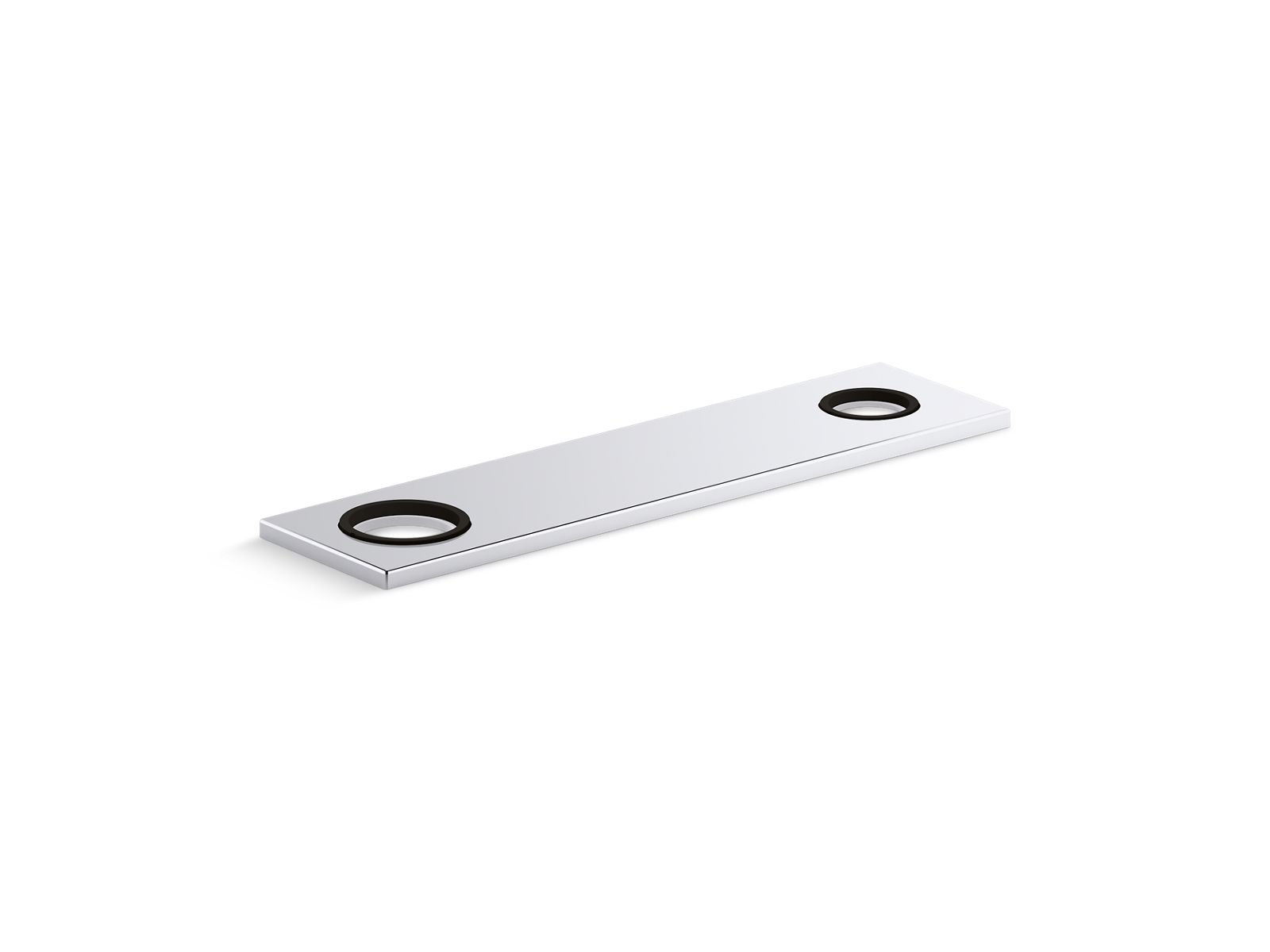 KOHLER K-38166-CP 8" Two-Hole Escutcheon Plate For Insight And Kinesis Lavatory Faucets And Soap Dispensers - Polished Chrome