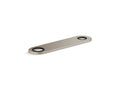KOHLER K-38168-BN 8" Two-Hole Escutcheon Plate For Insight And Kinesis Lavatory Faucets And Soap Dispensers - Vibrant Brushed Nickel