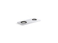 KOHLER K-38167-CP 4" Two-Hole Escutcheon Plate For Insight And Kinesis Lavatory Faucets And Soap Dispensers - Polished Chrome