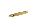 KOHLER K-38168-2MB 8" Two-Hole Escutcheon Plate For Insight And Kinesis Lavatory Faucets And Soap Dispensers - Vibrant Brushed Moderne Brass