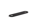 KOHLER K-38168-BL 8" Two-Hole Escutcheon Plate For Insight And Kinesis Lavatory Faucets And Soap Dispensers - Matte Black