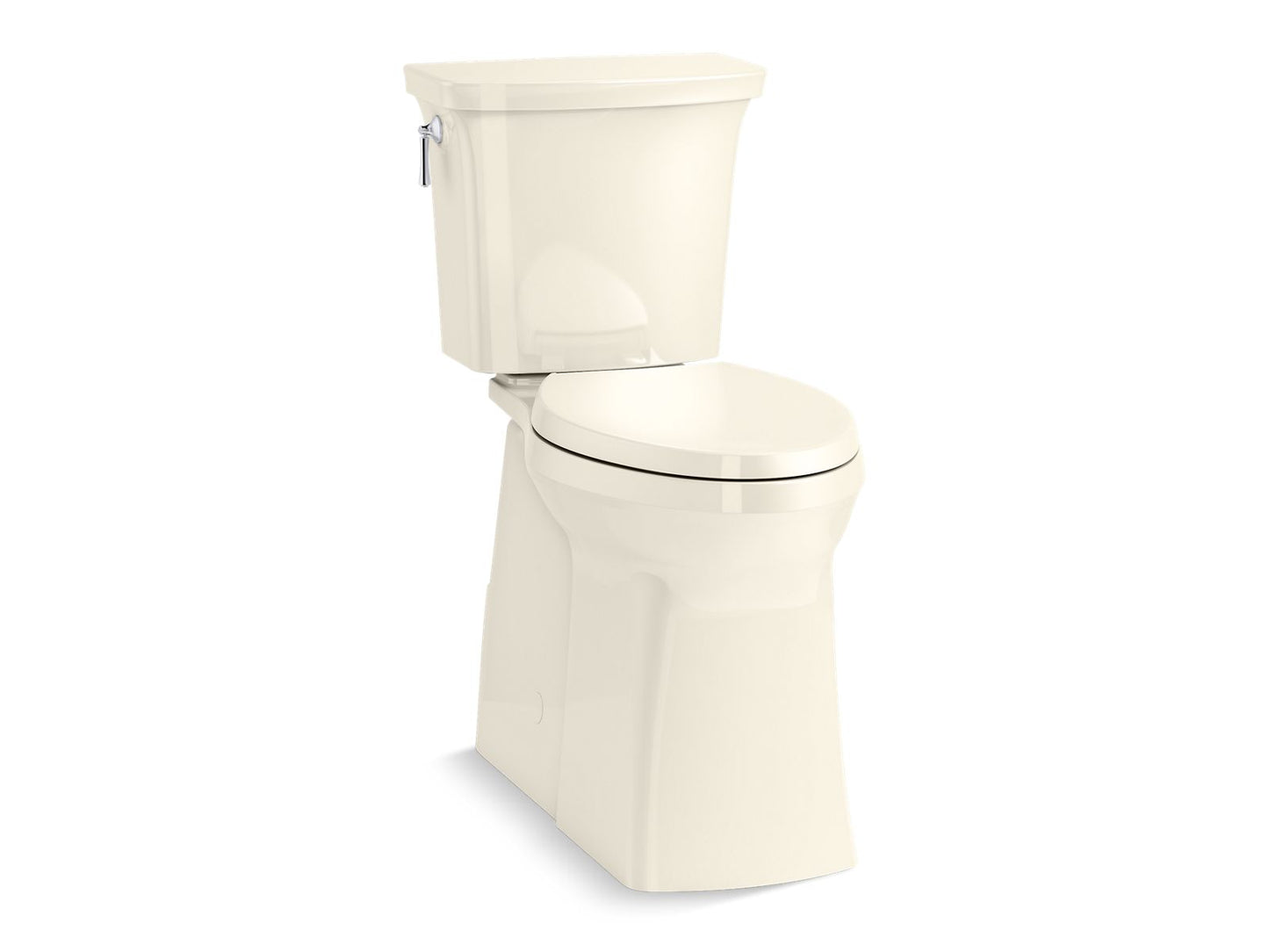 KOHLER K-33813-96 Corbelle Tall Two-Piece Elongated Toilet With Skirted Trapway, 1.28 Gpf In Biscuit