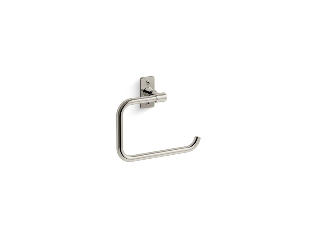 KOHLER K-35928-SN Castia By Studio Mcgee Towel Ring - Vibrant Polished Nickel