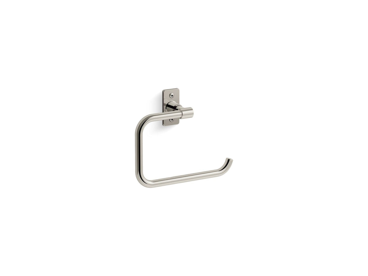 KOHLER K-35928-SN Castia By Studio Mcgee Towel Ring - Vibrant Polished Nickel