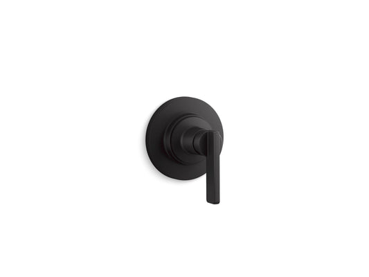 KOHLER K-T35921-4-BL Castia By Studio Mcgee Mastershower Transfer Valve Trim With Lever Handle In Matte Black