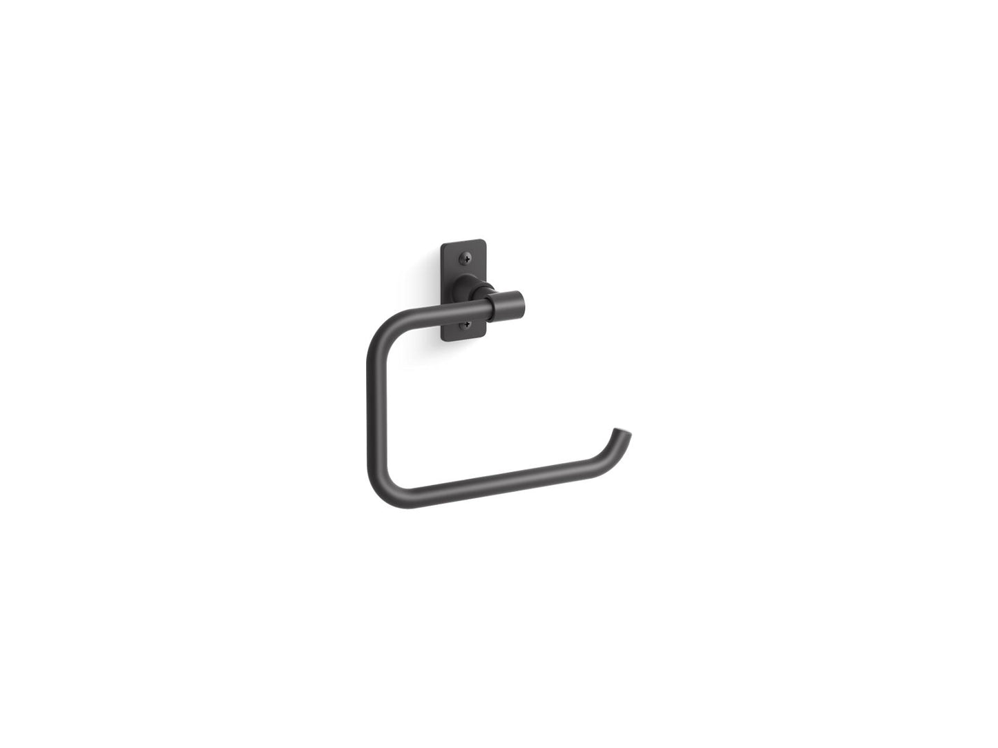 KOHLER K-35928-BL Castia By Studio Mcgee Towel Ring In Matte Black