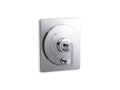 KOHLER K-T35919-4-CP Castia By Studio Mcgee Rite-Temp Valve Trim With Push-Button Diverter - Polished Chrome