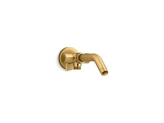 KOHLER K-76330-2MB Shower Arm With 3-Way Diverter In Vibrant Brushed Moderne Brass