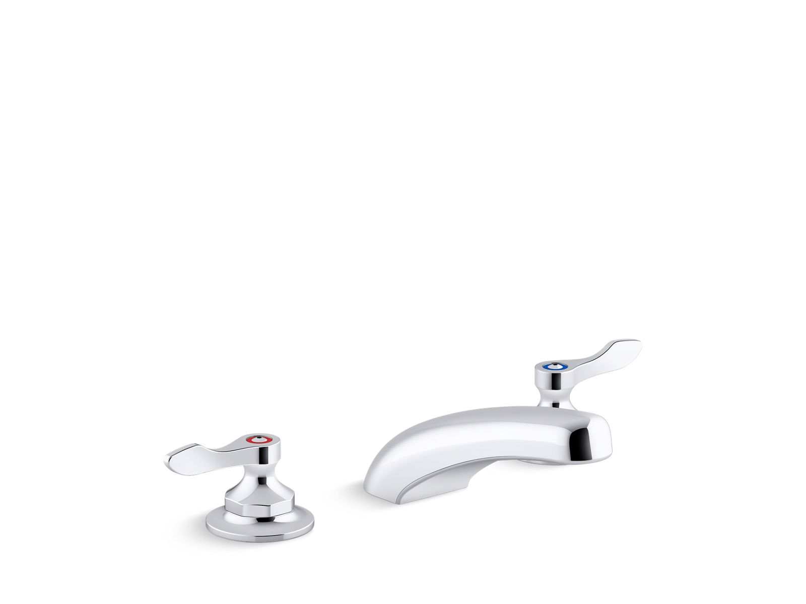 KOHLER K-800T20-4ATA-CP Triton Bowe Widespread Lavatory Faucet, Less Drain, 0.35 Gpm - Polished Chrome