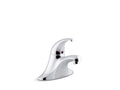 KOHLER K-15198-4ATA-CP Coralais Single-Handle Centerset Lavatory Faucet, 0.35 Gpm - Polished Chrome