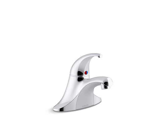 KOHLER K-15198-4ATA-CP Coralais Single-Handle Centerset Lavatory Faucet, 0.35 Gpm In Polished Chrome