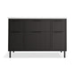 KOHLER K-32172-ASB-DKS Spacity 48" Wall-Hung Bathroom Vanity Cabinet With Sink And Quartz Top In Dark Steel