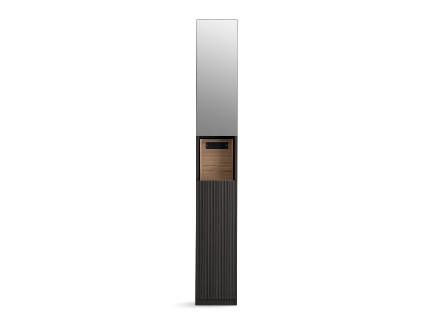 KOHLER K-32164-DKS Spacity 12" X 81" Linen Tower In Dark Steel