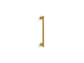 KOHLER K-705767-2MB Purist 14" Pivot Shower Door Handle - Vibrant Brushed Moderne Brass