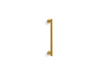 KOHLER K-705767-2MB Purist 14" Pivot Shower Door Handle - Vibrant Brushed Moderne Brass