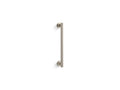 KOHLER K-705767-BN Purist 14" Pivot Shower Door Handle - Vibrant Brushed Nickel