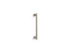 KOHLER K-705767-BN Purist 14" Pivot Shower Door Handle - Vibrant Brushed Nickel