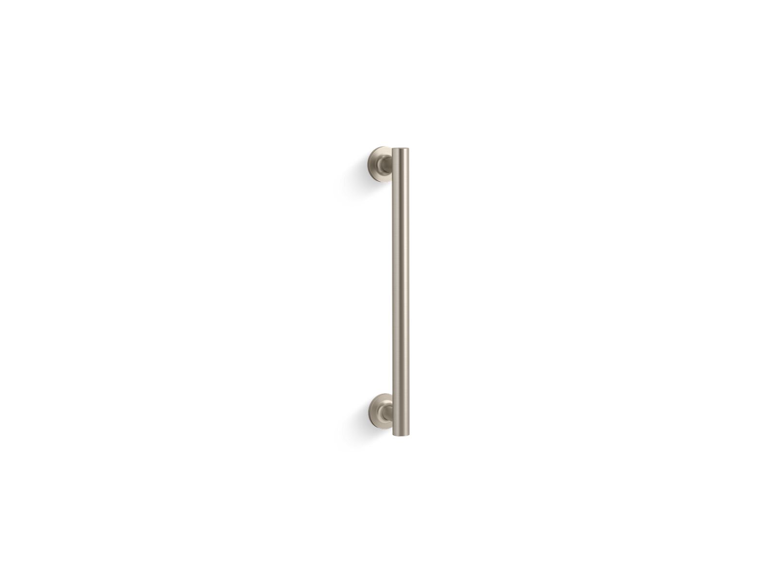 KOHLER K-705767-BN Purist 14" Pivot Shower Door Handle - Vibrant Brushed Nickel
