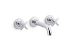 KOHLER K-T35909-3-2MB Castia By Studio Mcgee Wall-Mount Bathroom Sink Faucet Trim, 1.2 Gpm - Vibrant Brushed Moderne Brass