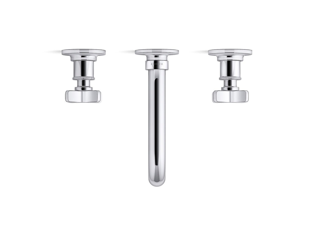 KOHLER K-T35909-3-2MB Castia By Studio Mcgee Wall-Mount Bathroom Sink Faucet Trim, 1.2 Gpm - Vibrant Brushed Moderne Brass