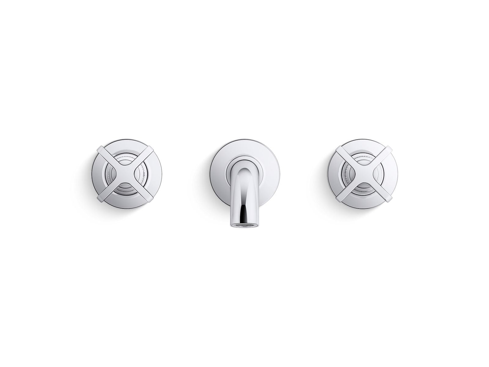 KOHLER K-T35909-3-2MB Castia By Studio Mcgee Wall-Mount Bathroom Sink Faucet Trim, 1.2 Gpm - Vibrant Brushed Moderne Brass